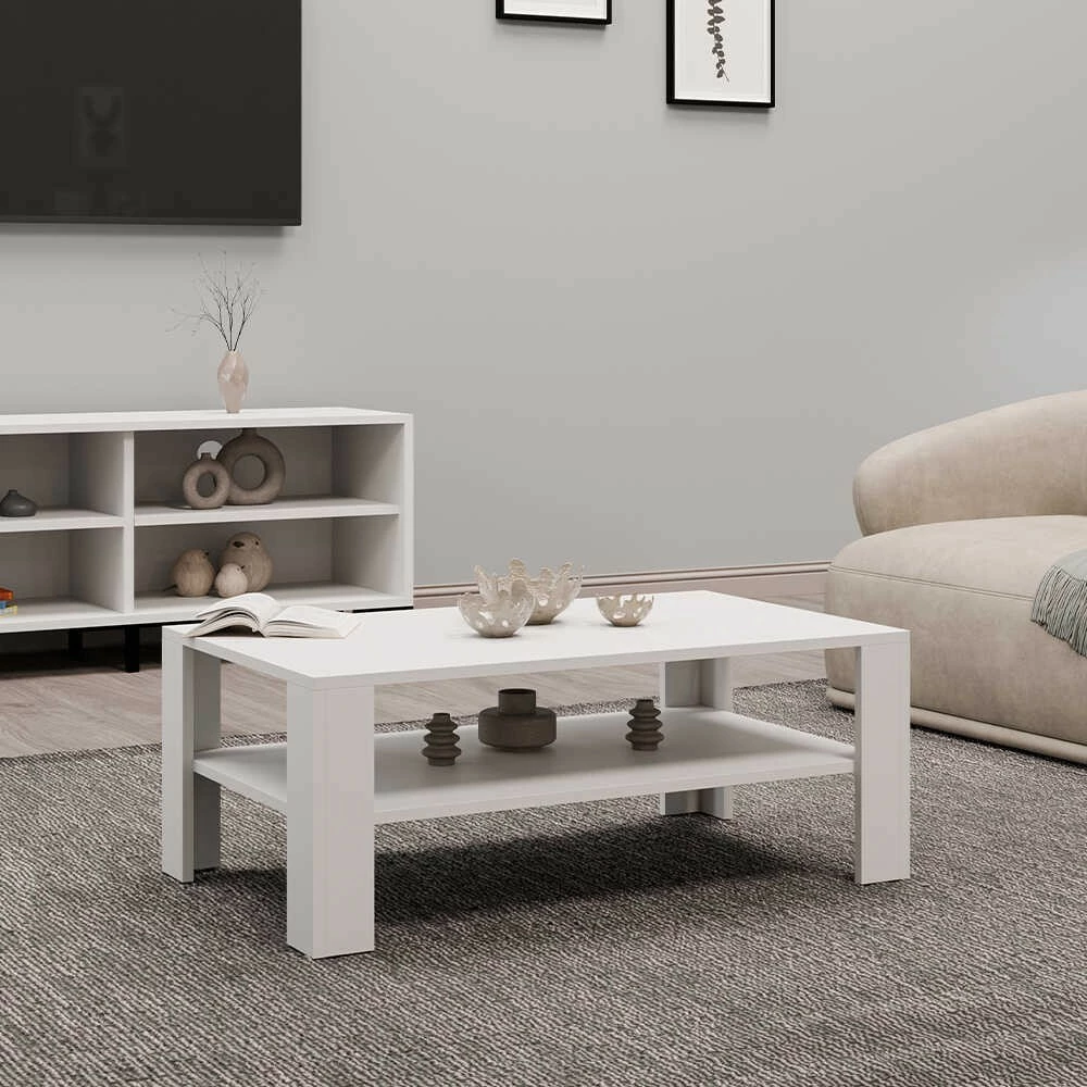 Tavolinë kafeje Hanah Home, Diamond White, Shp-695-Dd-1