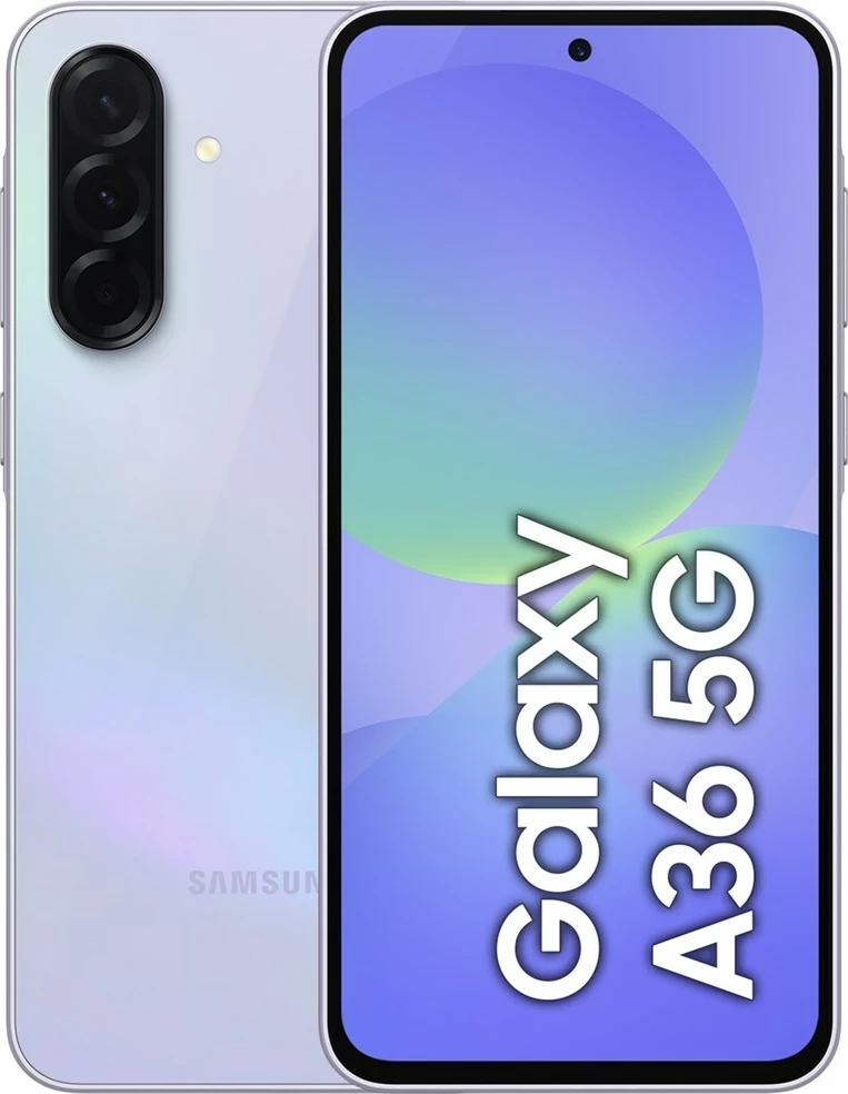 Celular Samsung Galaxy A36 5G, 6.7", 8 GB RAM, 256 GB, Lavender