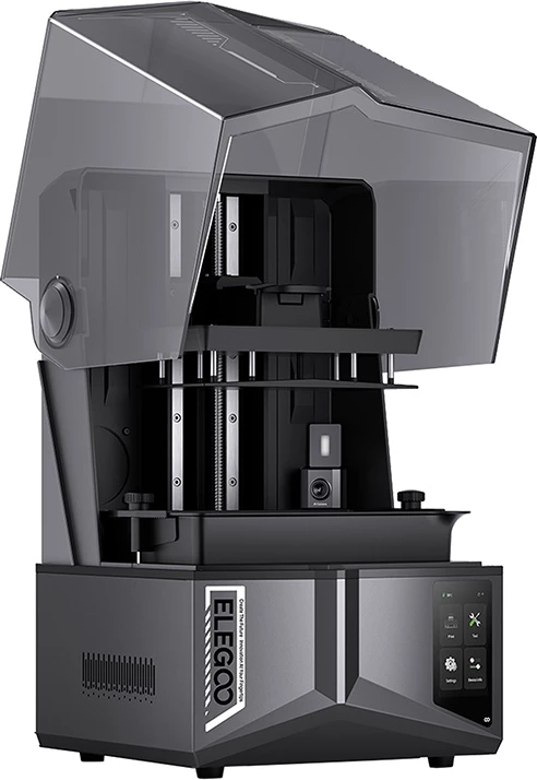 Printer 3D, Elegoo, Saturn 4 Ultra 16K, ekran 10-inch 16K, shpejtësi deri 150 mm/h, Wi‑Fi, kamerë AI, nivelim automatik