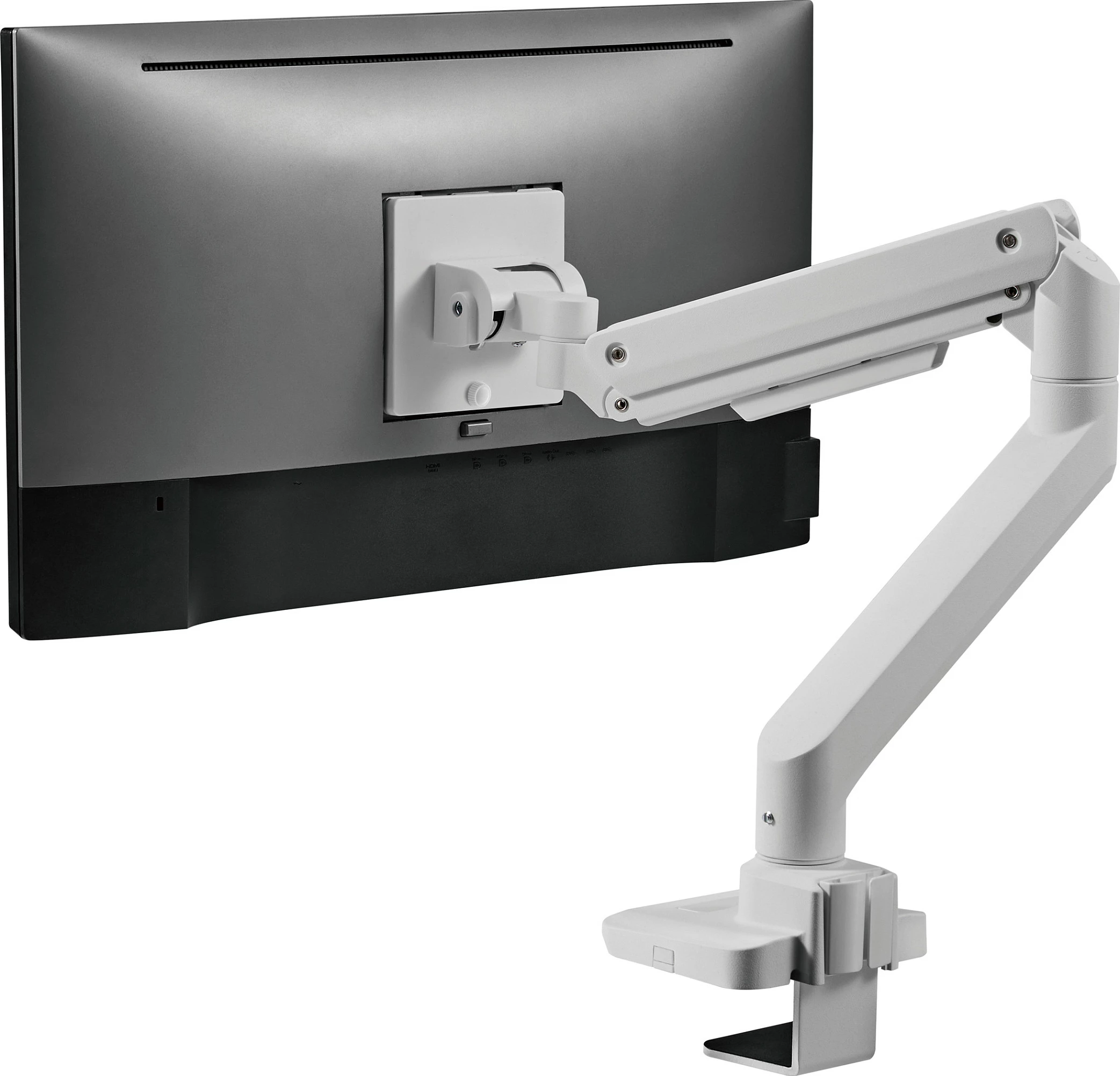 Mbajtëse monitori EQUIP Tischhalterung 17"-49", gas spring, VESA 75x75/100x100, 20 kg, e bardhë