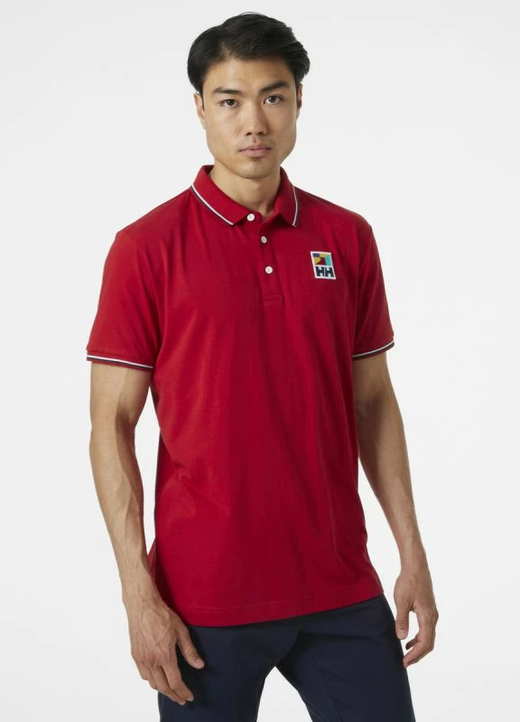 Fanellë polo për meshkuj Helly Hansen, e kuqe