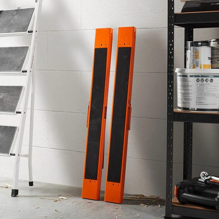 Kavalet pune palosës VONHAUS 3500101, çelik, 99x78x48 cm, set 2 copë, portokalli/zi