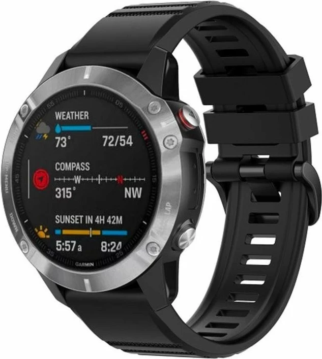 Rrip silikoni Smartwatch Fixed QuickFit FIXSST-QF22MM-BK 22 mm, i zi