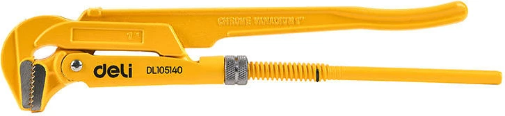 Çelës suedez për tuba Deli Tools EDL105140, i verdhë