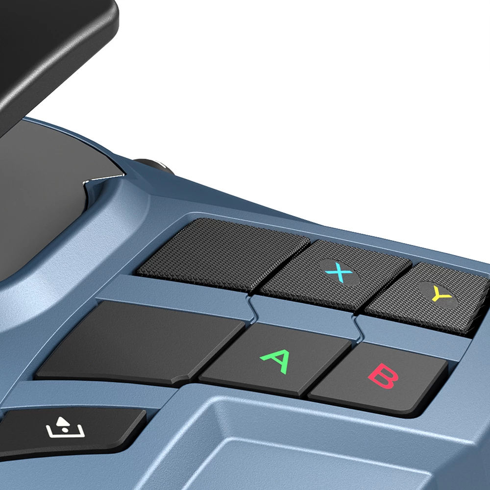 Joystick fluturimi Thrustmaster TCA Sidestick X Airbus Edition, për Xbox Series X|S dhe PC, 14 butona të programueshëm, hub “Ecosystem”, blu/zezë