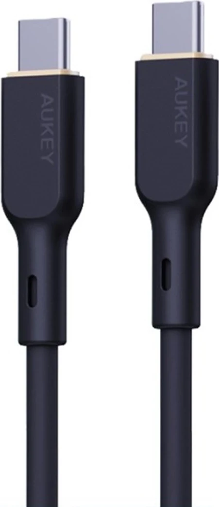 Kabllo AUKEY CB-SCC101 USB-C Type-C PD 100W 5A 1m Silikon, e Zezë