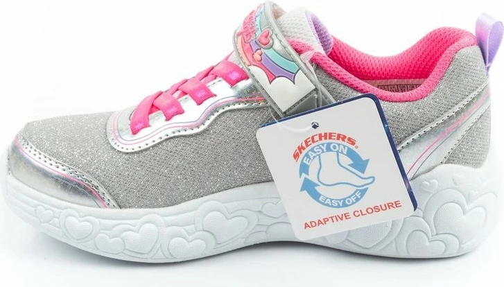 Atlete për fëmijë Skechers S Lights LED, gri [Madhësia: 28]