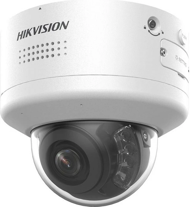 Kamerë sigurie IP Hikvision DS-2CD2787G2H-LIPTRZS2U/SL, 8MP, dome PTRZ, 2.8-12mm, Smart Hybrid Light, e bardhë