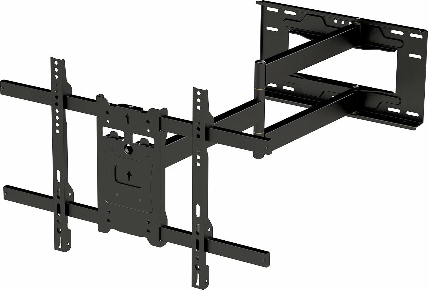 Mbajtëse muri për TV Maclean MC-985, 37-70\", VESA deri 600x400, 45 kg, krah 915 mm, rrotulluese, e zezë