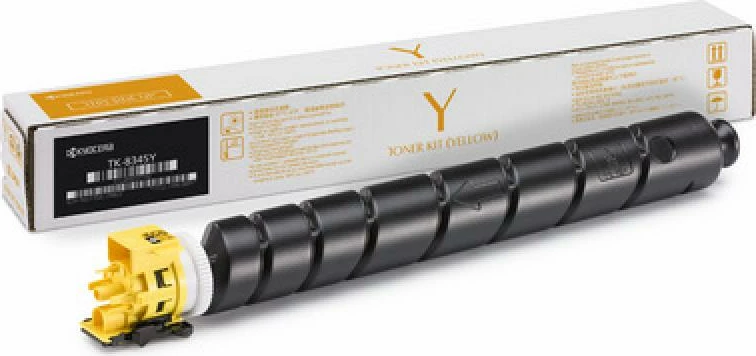 Toner, Kyocera TK-8345Y (1T02L7ANL0/1T02L7ANL1), rendiment 9,750–23,700 faqe, origjinal, e verdhë