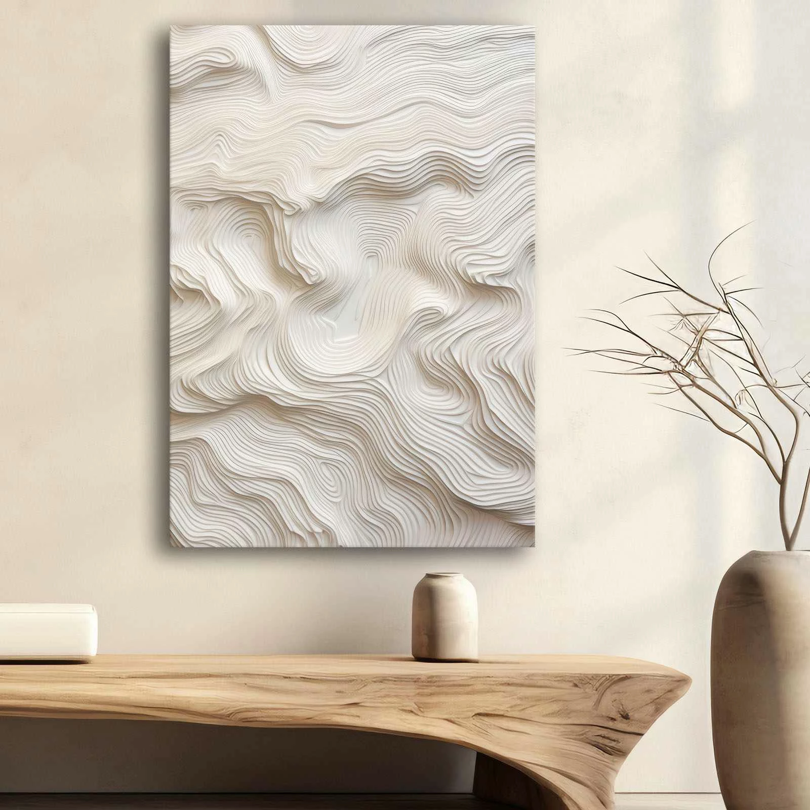 Pikturë dekorative në kanavacë, shumëngjyrëshe, Wallity, 70x100cm, 70100Wabisabi-023