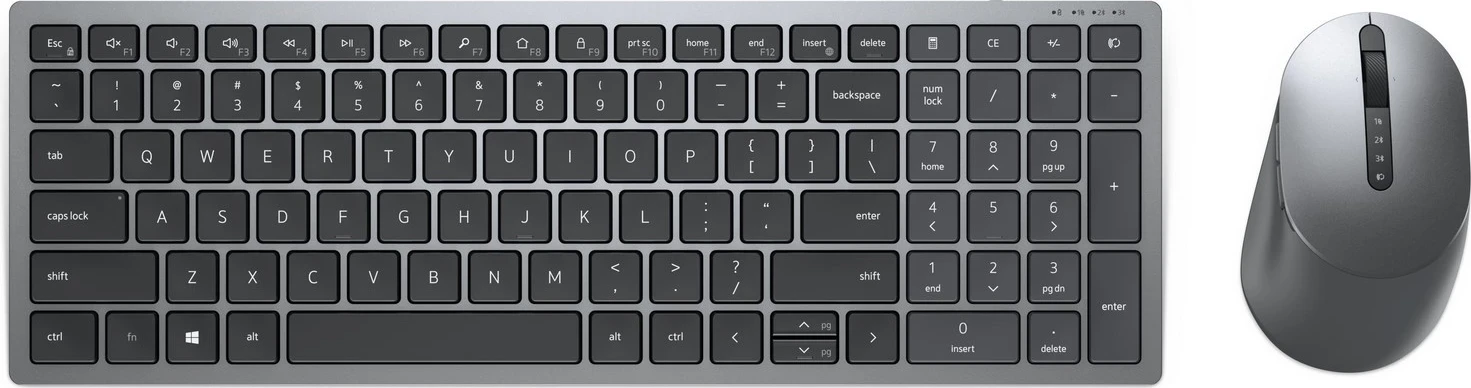 Set tastierë & maus wireless, Dell KM7120W, 1600dpi