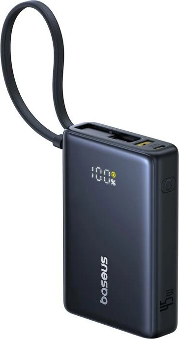 Powerbank Baseus PicoGo P10076803123-00 10000mAh 45W me ekran digjital, e zezë