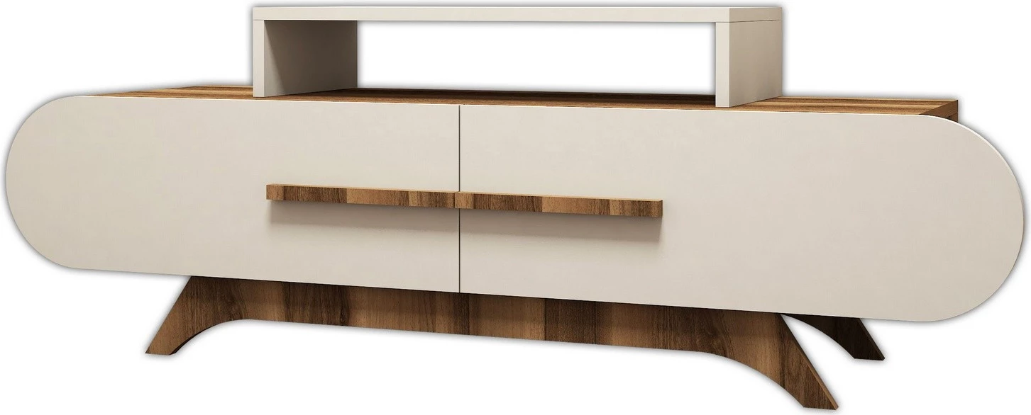 Komodë TV Hanah Home, ngjyrë trëndafili-lisi, krem