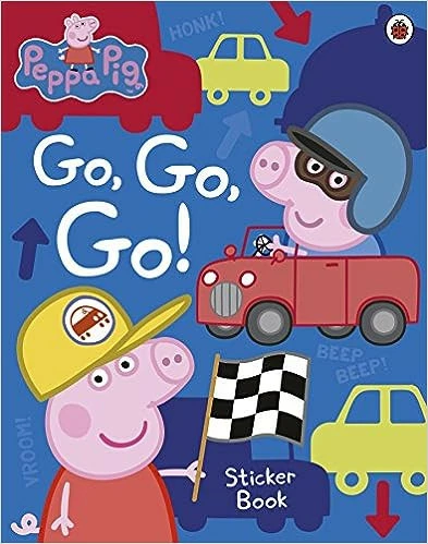 Peppa Pig Go Go Go Sticker Book - NN
