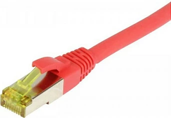 Kabllo rrjeti Synergy21 RJ45 Cat6A, 10m, S/FTP, 500MHz, e kuqe
