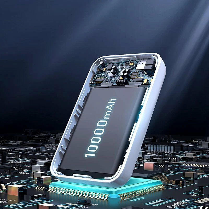 Powerbank Joyroom JR-W020 10000mAh 20W MagSafe, i bardhë, me kabllo USB-C 40cm