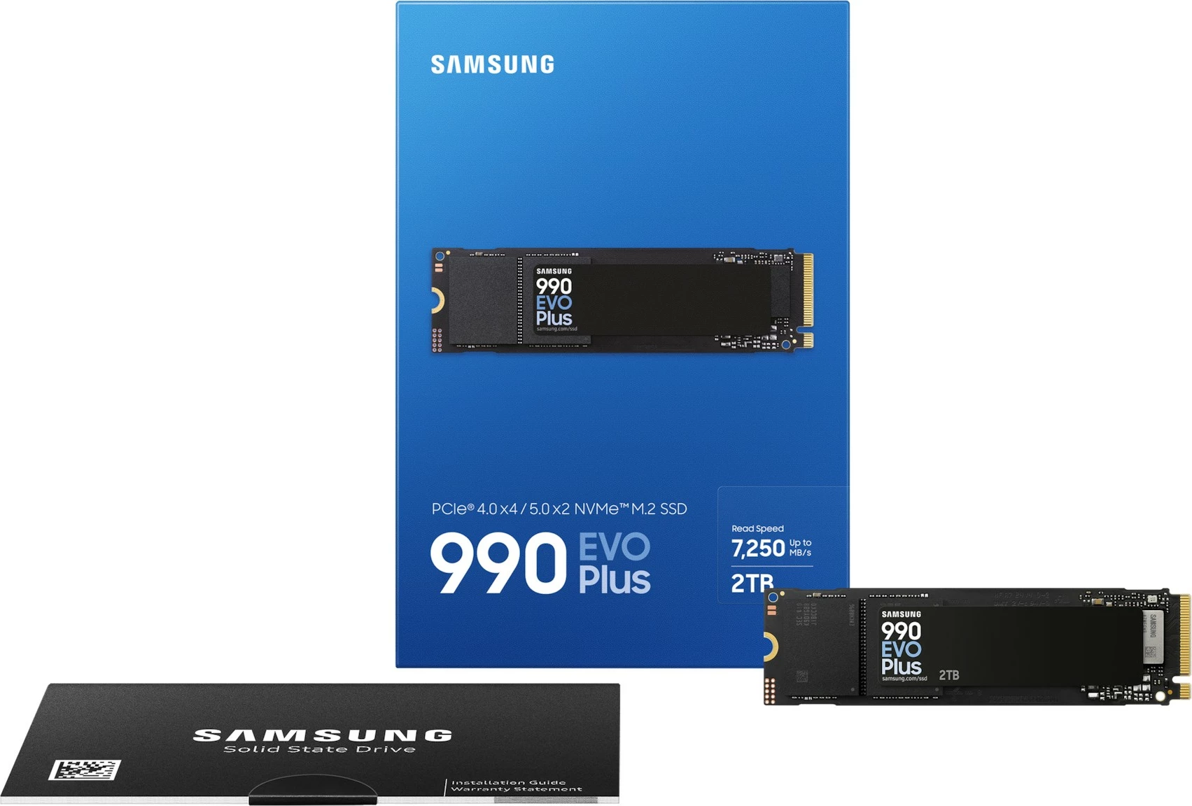 SSD Samsung 990 EVO Plus 2TB, M.2, 7150 MB/s
