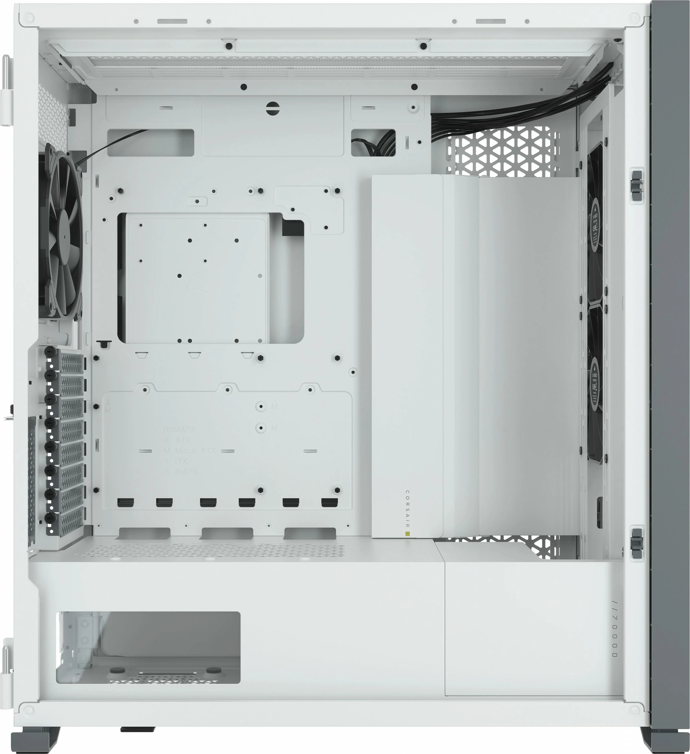 Kasë Corsair 7000D Airflow Full Tower, xham anësor, e bardhë