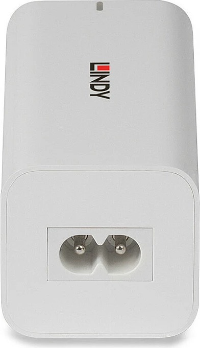 Karikues i shpejtë LINDY USB 4-Port GaN 100W, 2x USB-C PD, 2x USB-A, i bardhë