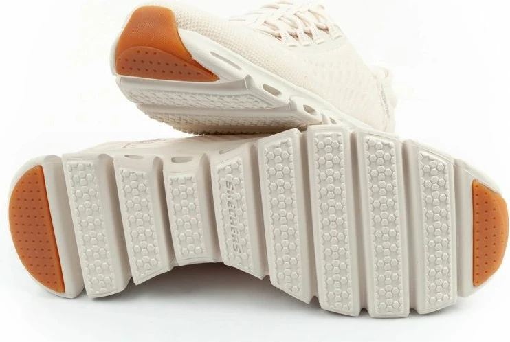 Atlete femra Skechers Glide-Step Slip-ins, ecru [Madhësia: 35]