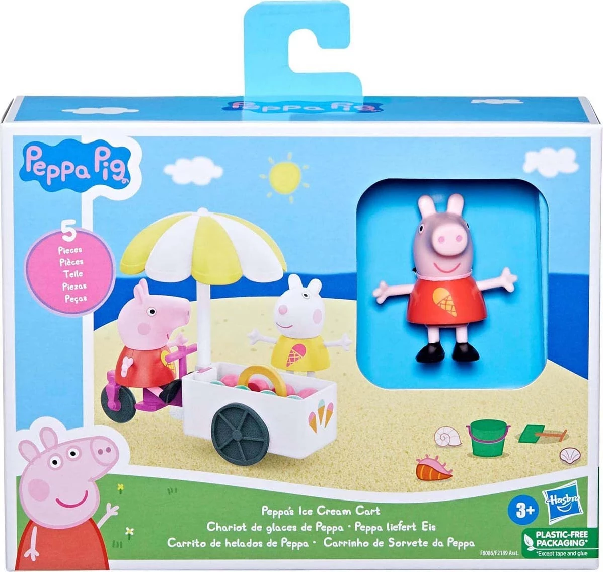 Lodër Peppa Pig Peppa's Ice Cream Cart