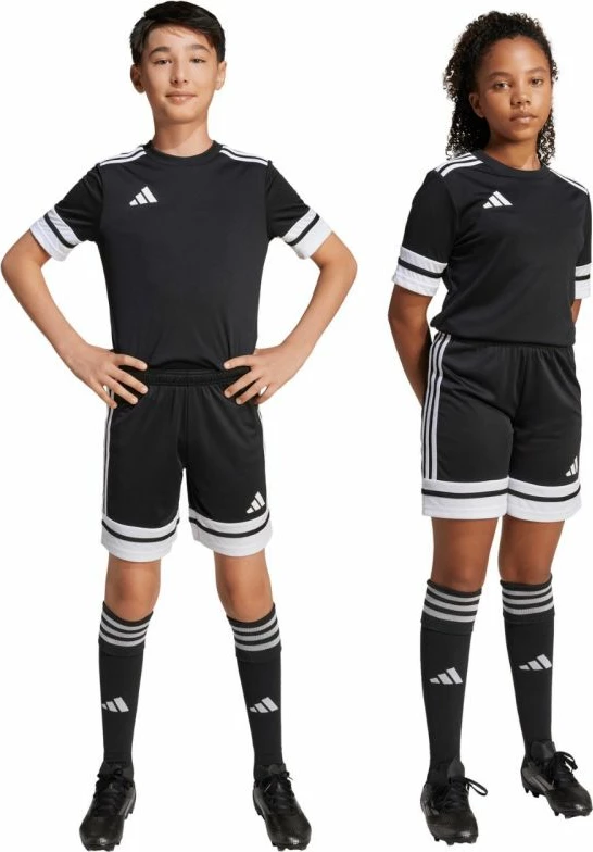 Shorce për fëmijë adidas, të zeza [Madhësia: 116 cm]