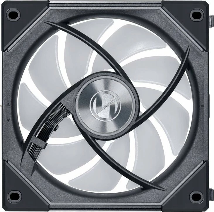 Ventilator PC Lian Li UNI FAN SL-INF 120 RGB Reverse Blade UF-RSLIN120-1B, 120mm ARGB PWM, 1 copë, i zi/gri