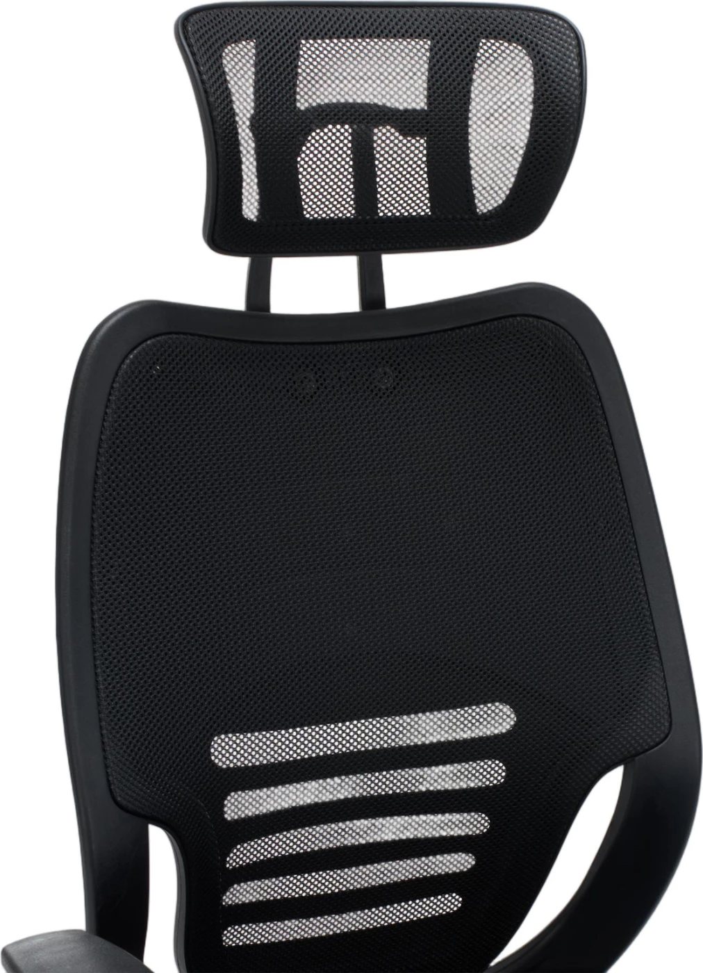 Karrige zyre BRIEF, material rrjetë e zezë, bazë e kromuar, FH1206.01, 63x64x122cm