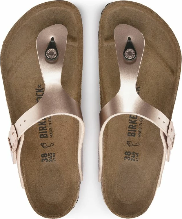 Flip-flop për femra Birkenstock, të arta [Madhësia: 38]