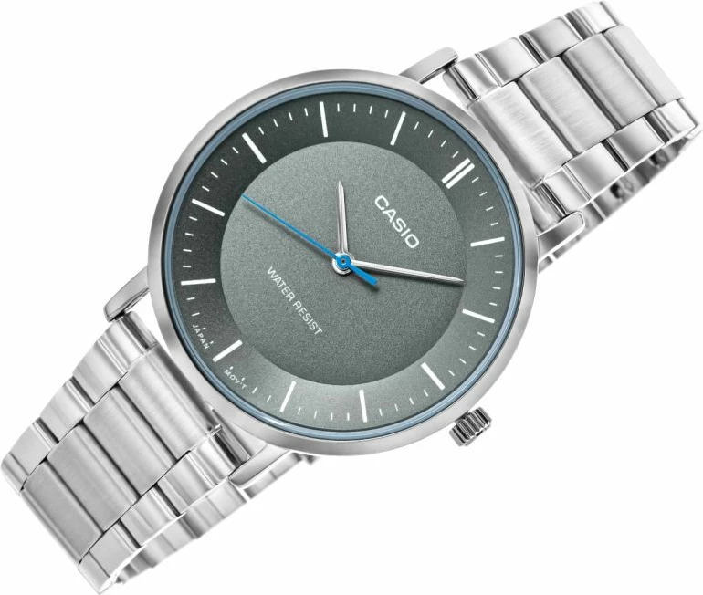 Orë dore për meshkuj Casio, argjend