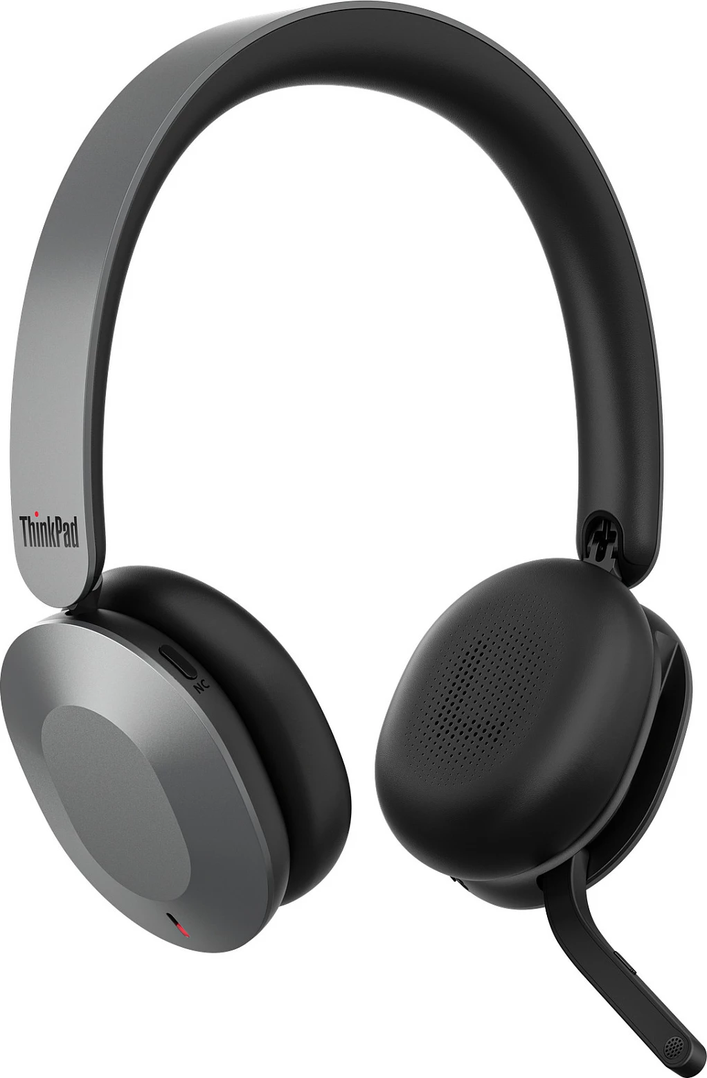 Kufje Lenovo 4XD1T60925, Wireless Bluetooth 5.3, ANC, Teams, Thunder Gray
