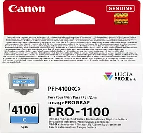 Kartrix boje Canon PFI-4100C LUCIA PRO II, Standard Yield, 700 faqe, Cyan