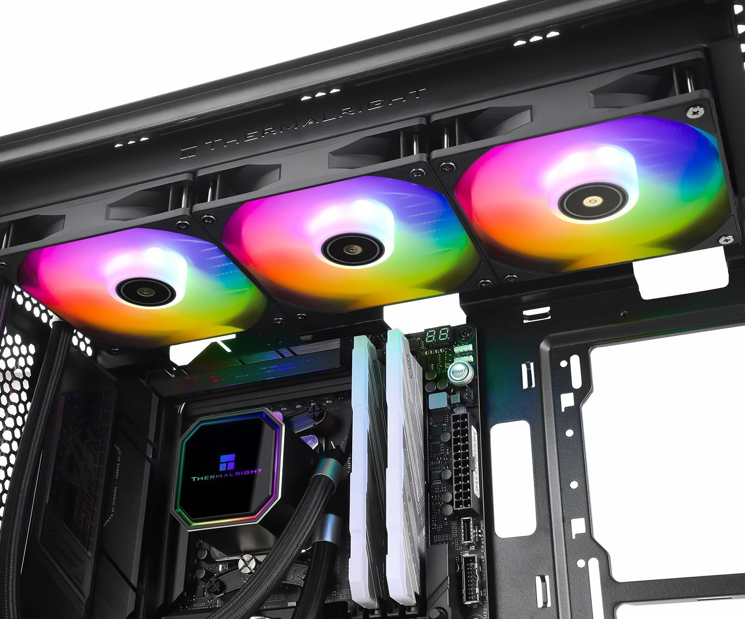 Ftohës uji Thermalright Frozen Prism 360 ARGB 360mm, i zi