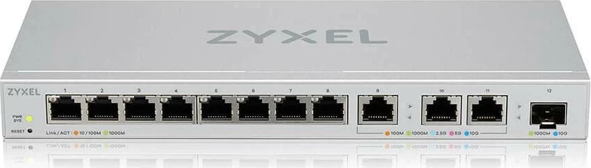 Switch Zyxel XGS1250-12, 12 porta, menaxhim i avancuar
