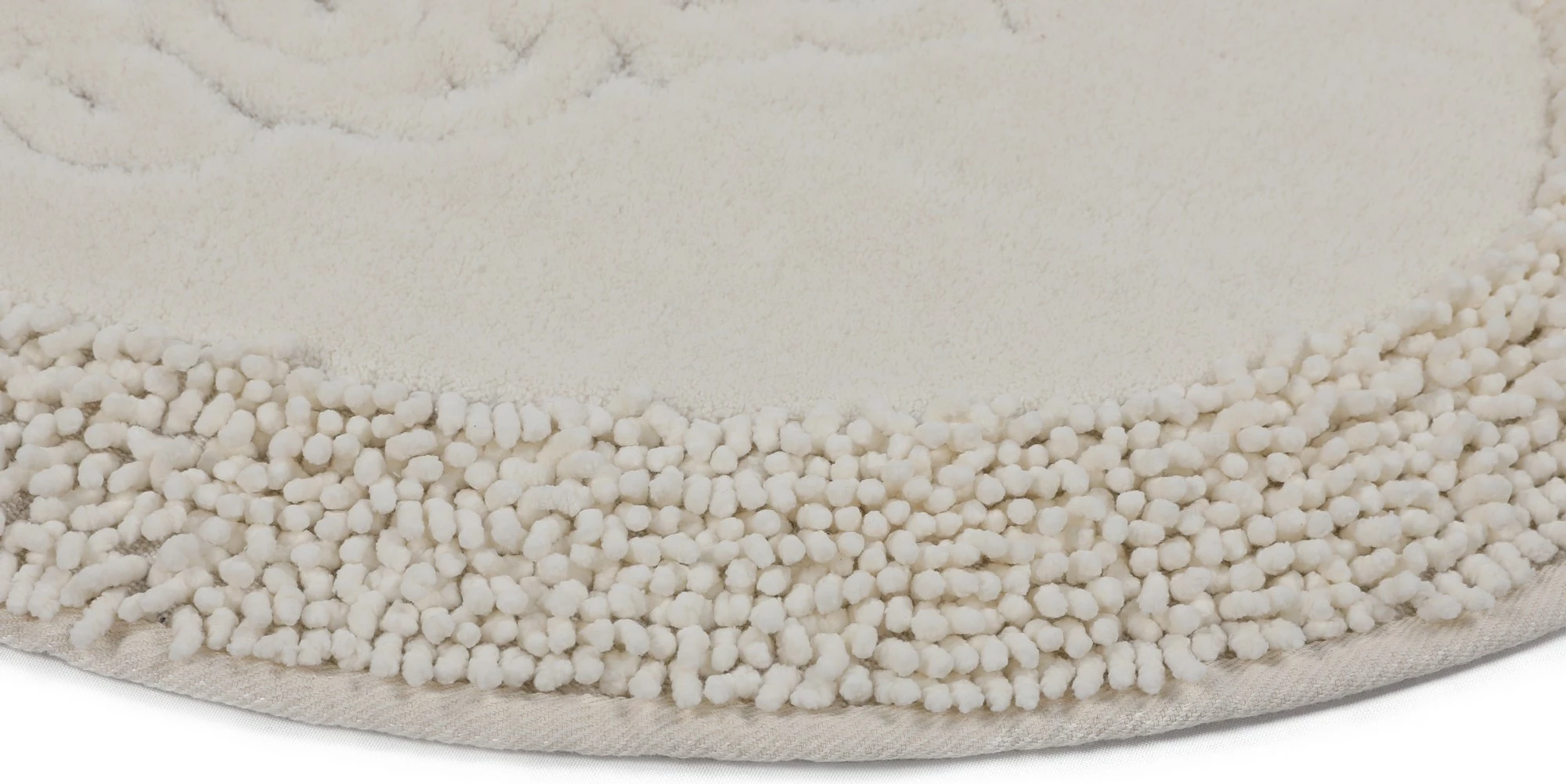 Set tapetash për banjo (2 copë), Mijölnir, Piante Oval, ecru