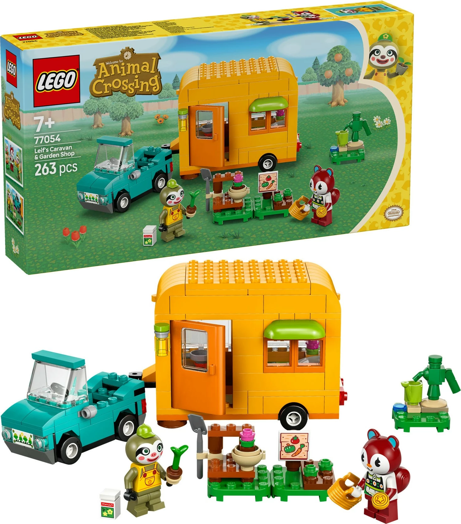 Set ndërtimi LEGO Animal Crossing 77054, 263 pjesë, shumëngjyrësh