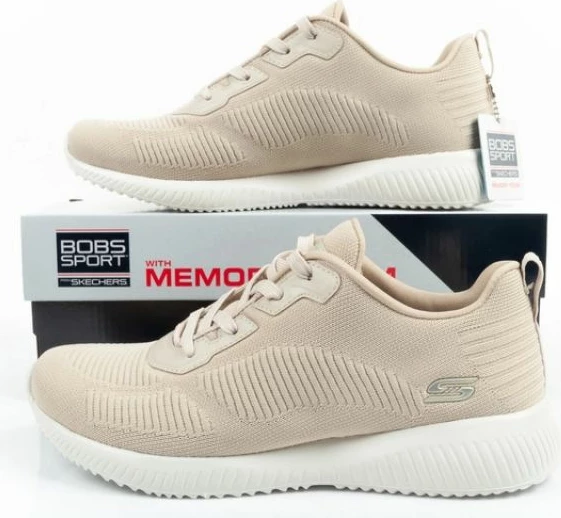 Atlete për femra Skechers, bezhë