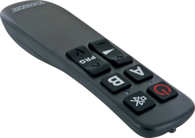 Telekomandë universale Schwaiger UFB1000, 8 taste, IR wireless, e zezë