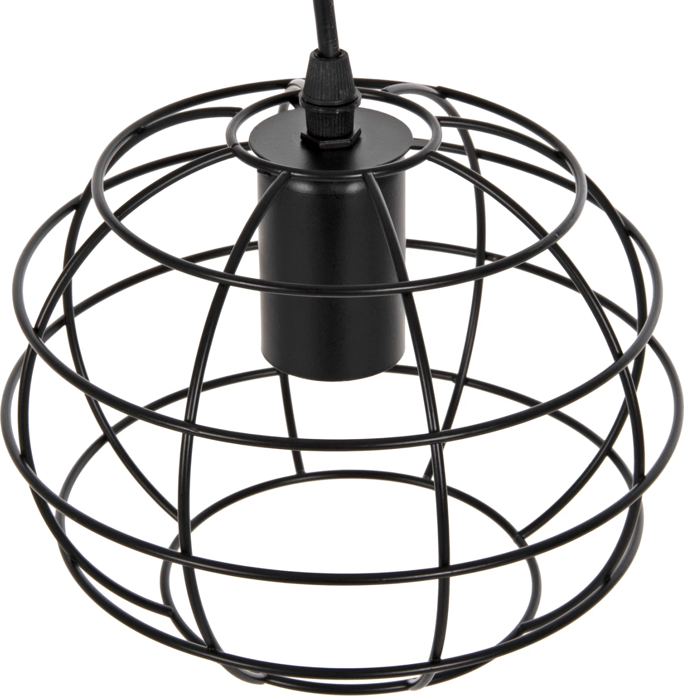 Llambë varëse tavani FH4038, 3 sfera metali, Φ23x122H cm