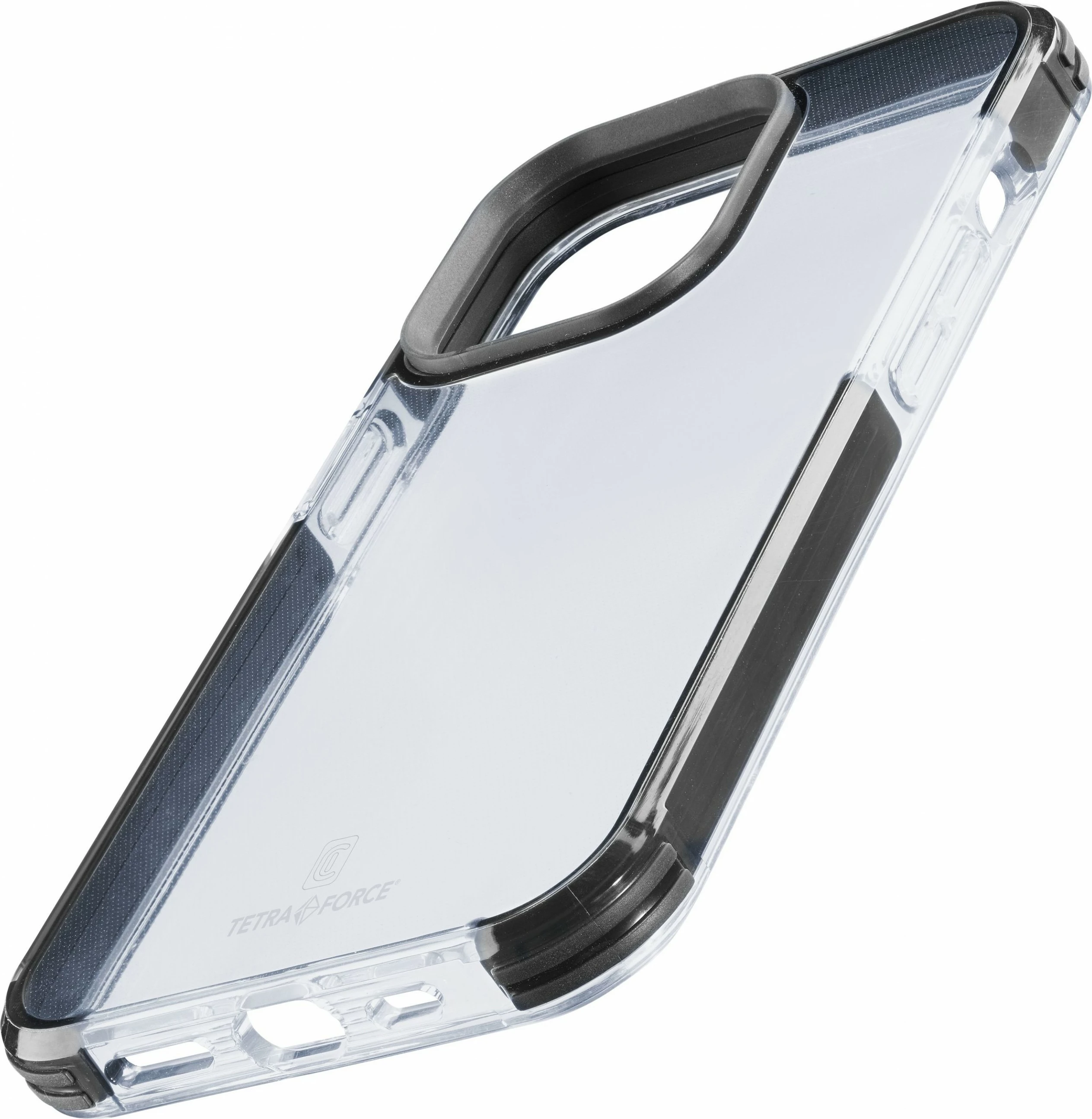 Mbështjellës Cellularline Tetra Force Strong Guard për iPhone 13, 6.1", e zezë