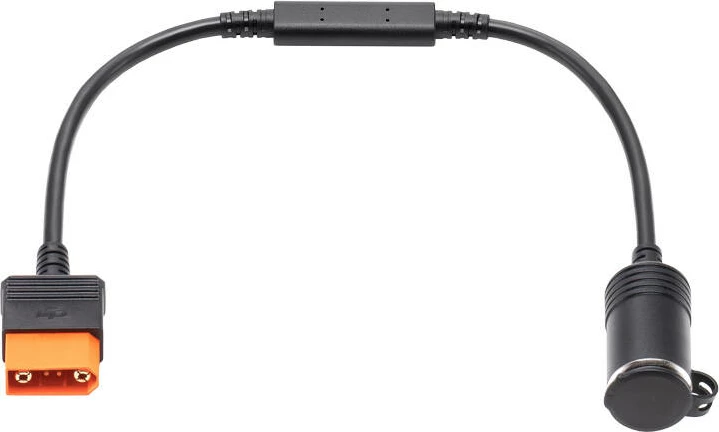 Kabllo karikimi SDC DJI CP.DY.00000049.03 12V 40 cm për DJI Power 1000/500, zi/portokalli
