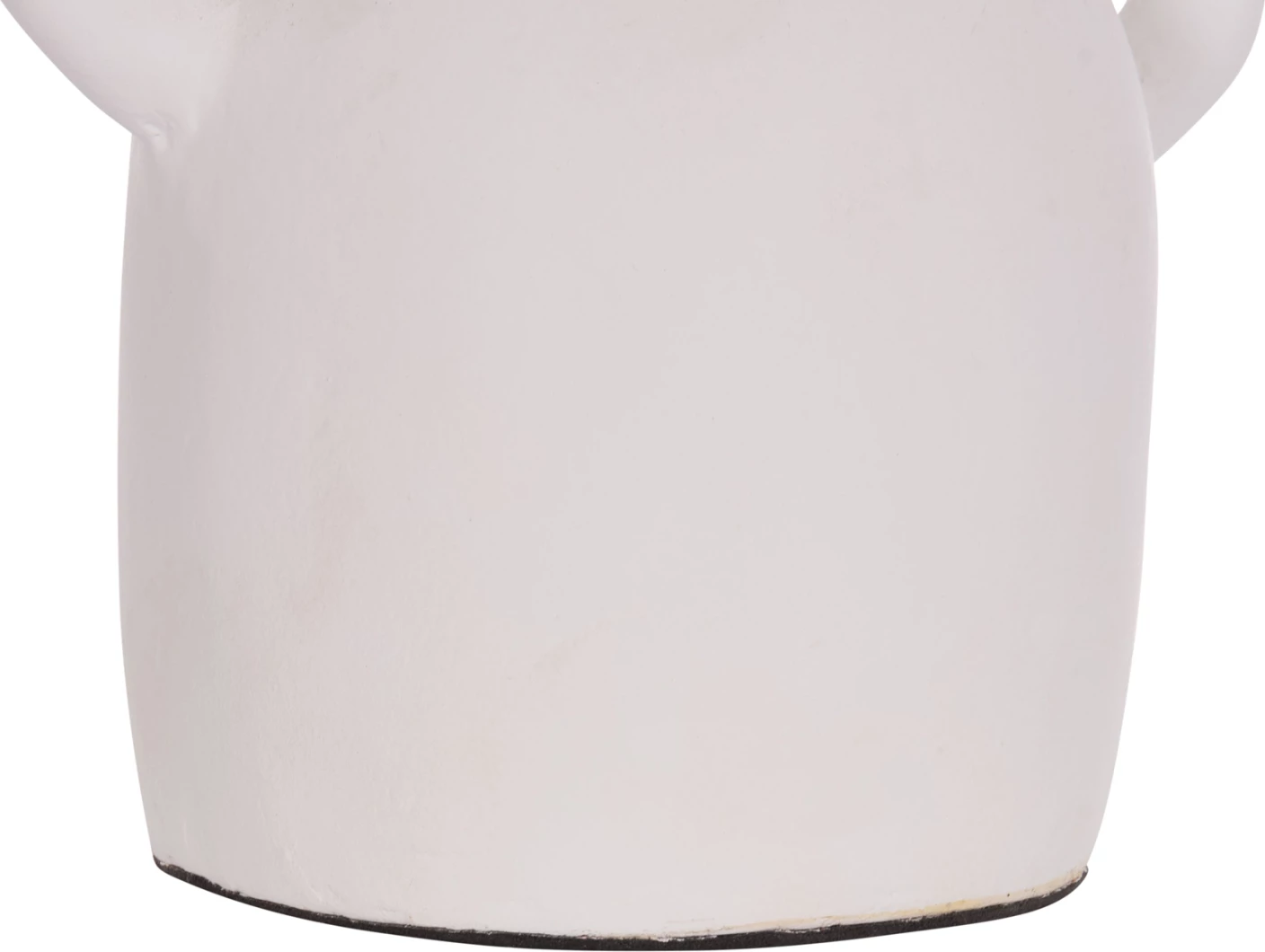 Vazo dekorative CLAYVON, terrakotë, ngjyrë e bardhë, 20x12x19cm