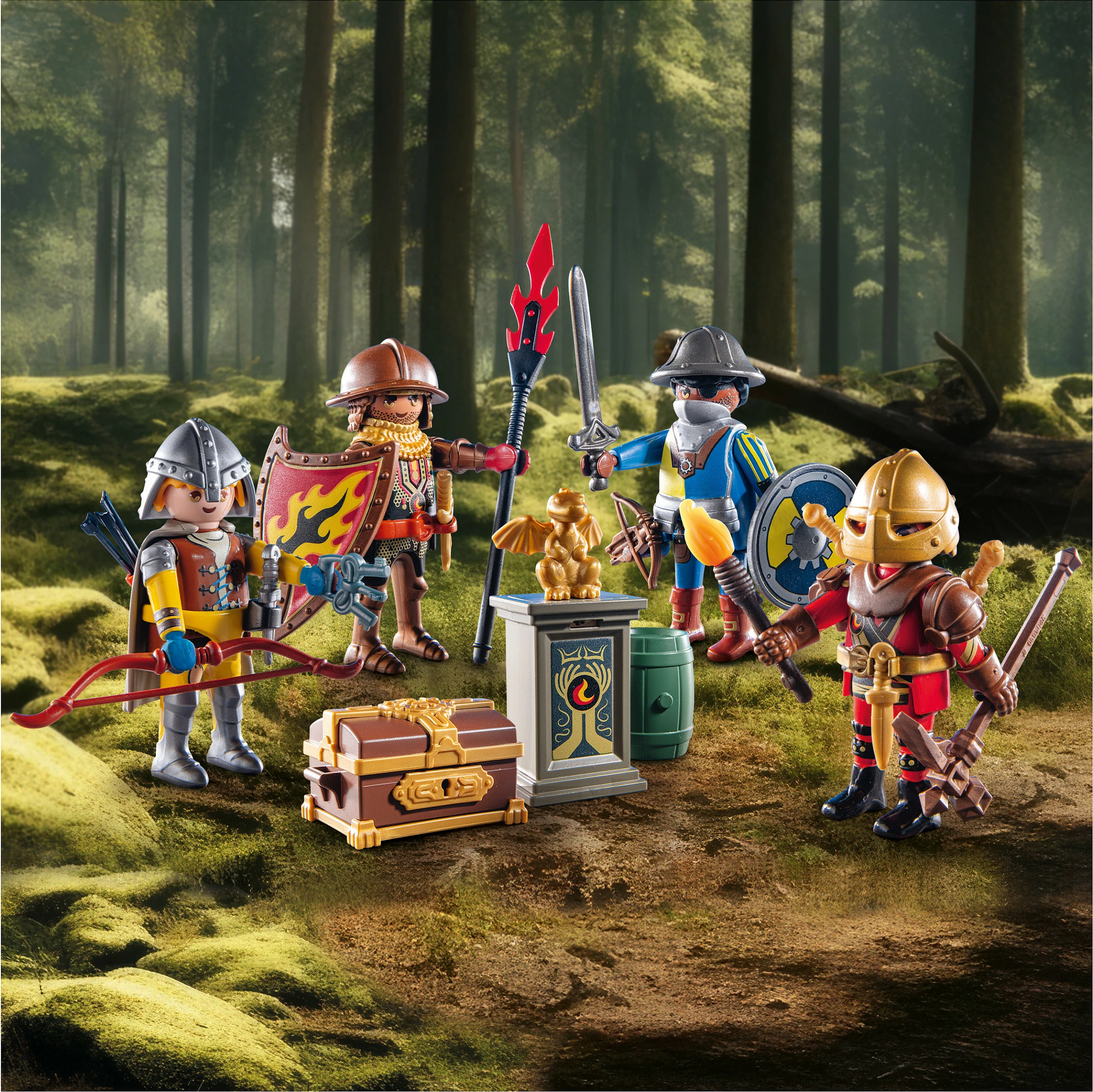 Set figurina Playmobil Novelmore My Figures 71487, Kalorës i Novelmore, 45 copë, shumëngjyrësh