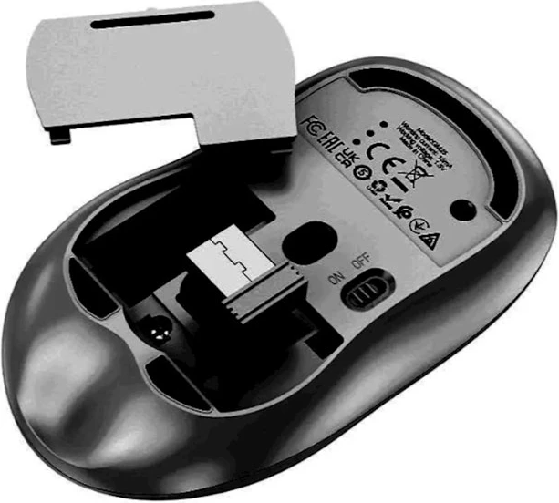 Maus wireless HOCO GM25 Royal dual-mode BT + 2.4G, DPI 1600, zi, me USB receiver