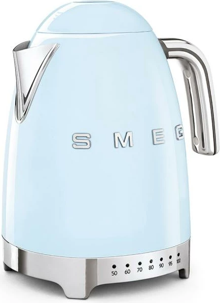 Çajnik elektrik SMEG KLF04PBEU, rregullim temperature, blu pastel