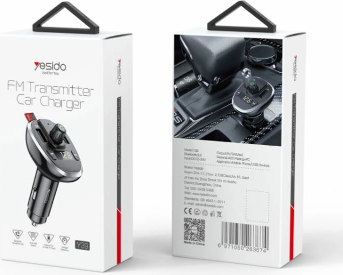 Mbushes Usb Transmetues Fm Bt 5v-3a