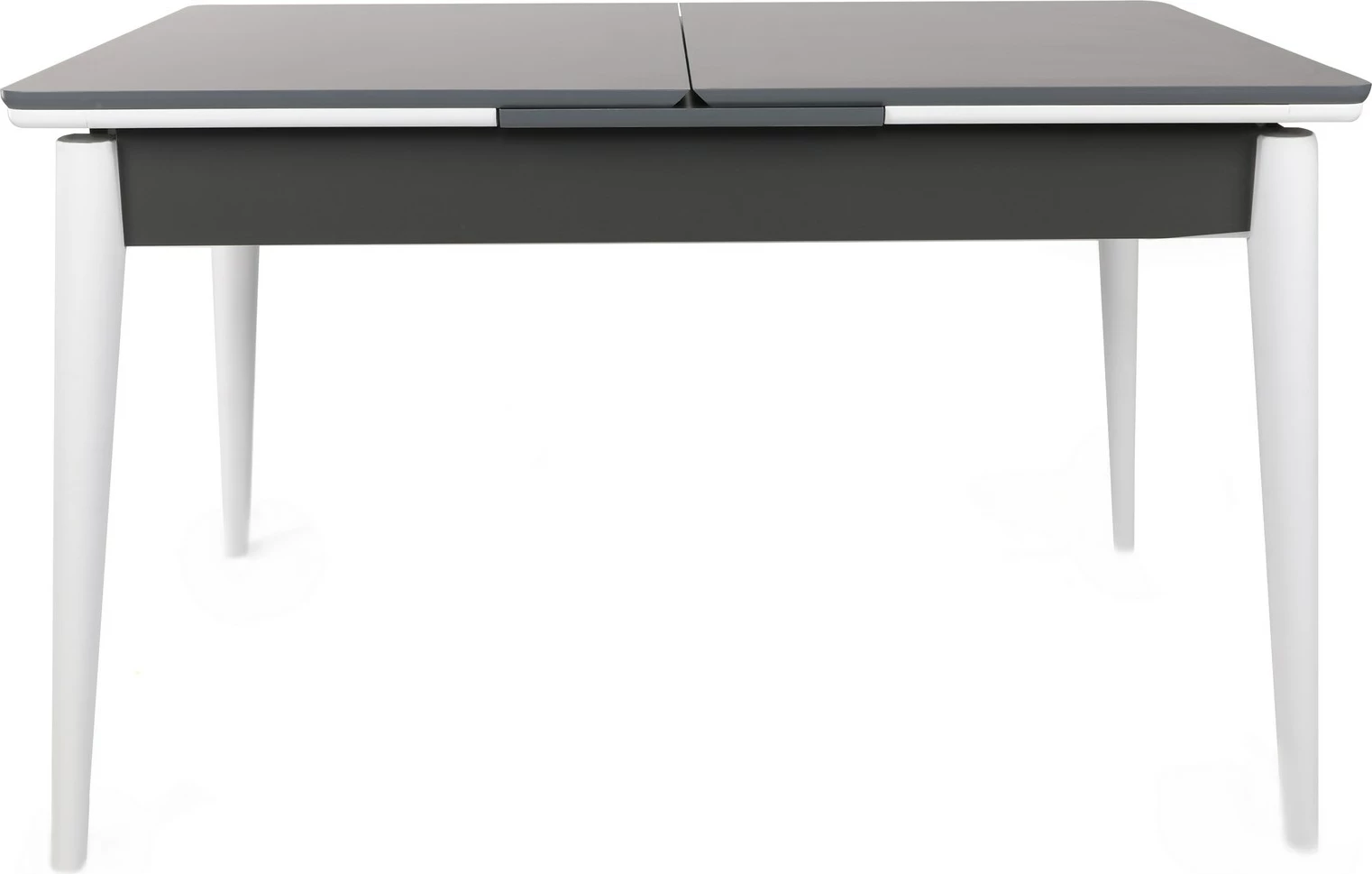 Tavolinë ngrënie me zgjatje, Skye Decor, anthracite dhe e bardhë, Sigma - 992