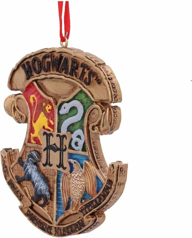 Ornament varës NEMESIS NOW Harry Potter Hogwarts Crest 8 cm, në kuti dhurate, shumëngjyrësh