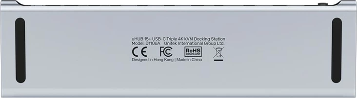 Switch KVM Unitek, 2x HDMI 4K, 1x DisplayPort, USB-C, PD 100W, hiri